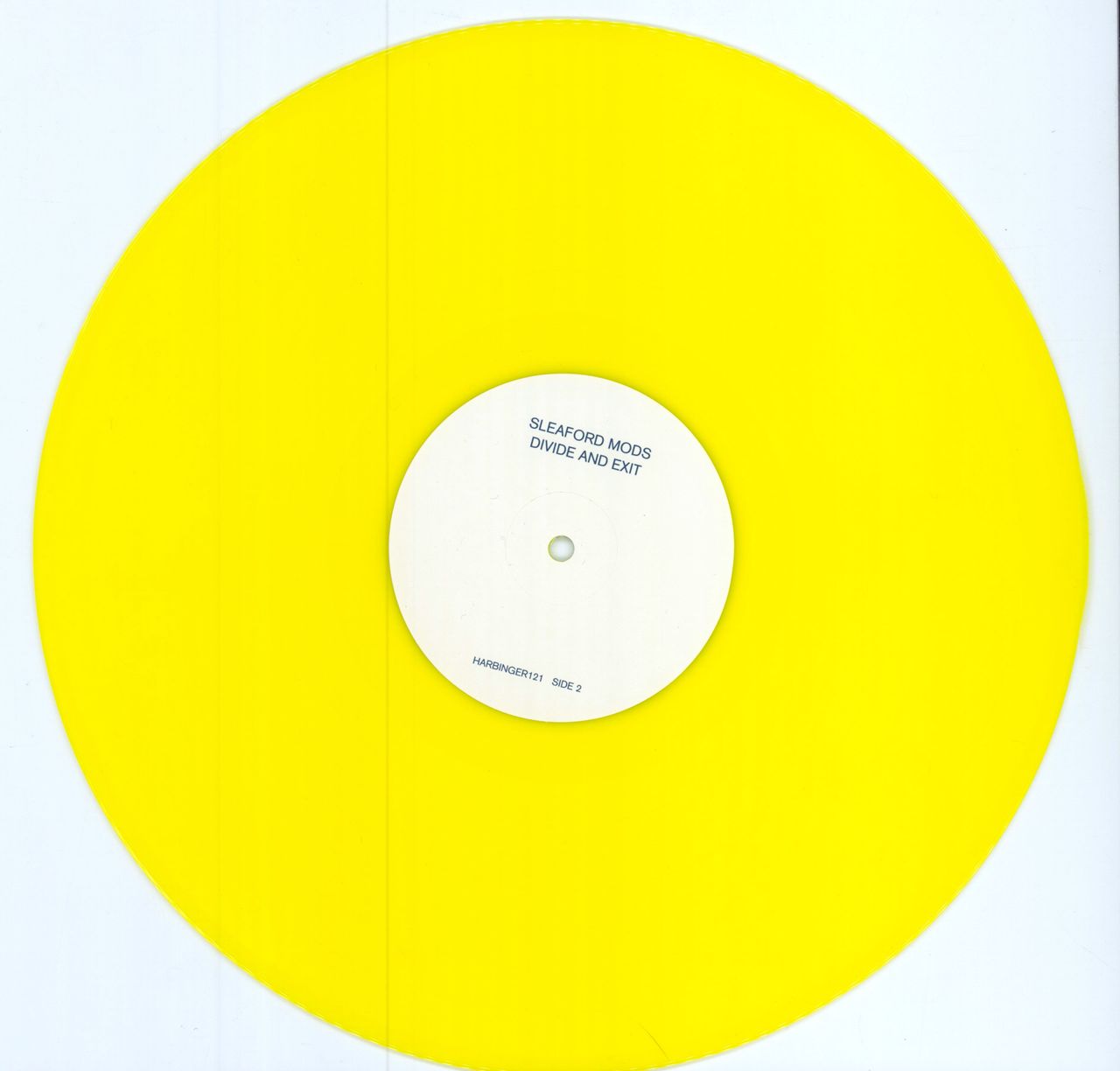 Sleaford Mods Divide And Exit - Yellow Vinyl UK vinyl LP album (LP record)