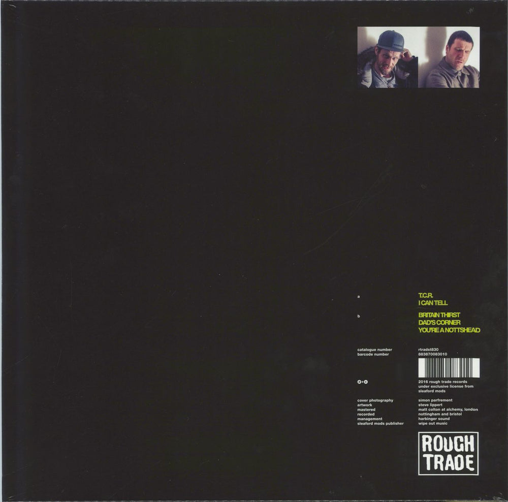 Sleaford Mods T.C.R. EP - Sealed UK 12" vinyl single (12 inch record / Maxi-single) 883870083010
