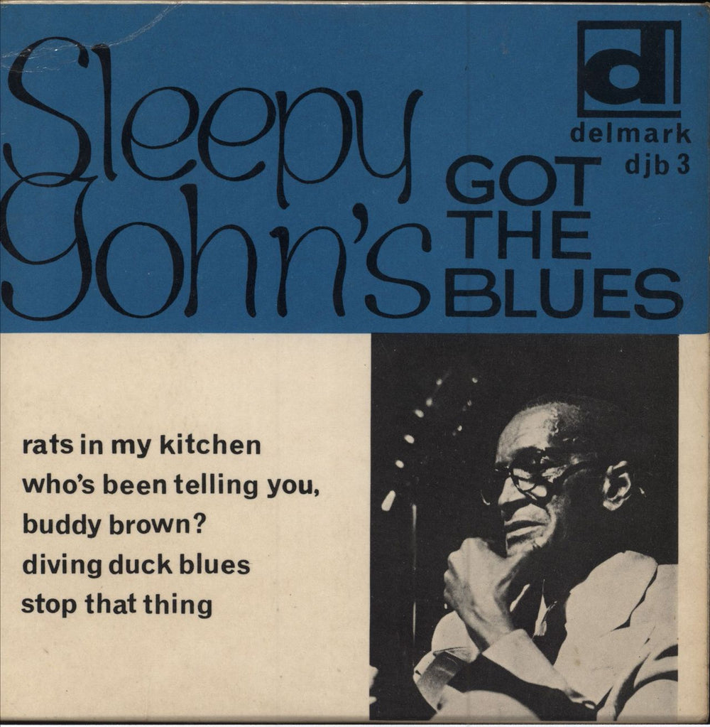 Sleepy John Estes Sleepy John's Got The Blues UK 7" vinyl single (7 inch record / 45) DJB3