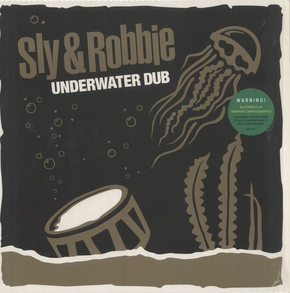 Sly & Robbie Underwater Dub - 180gm + CD German vinyl LP album (LP record) GAP116-1