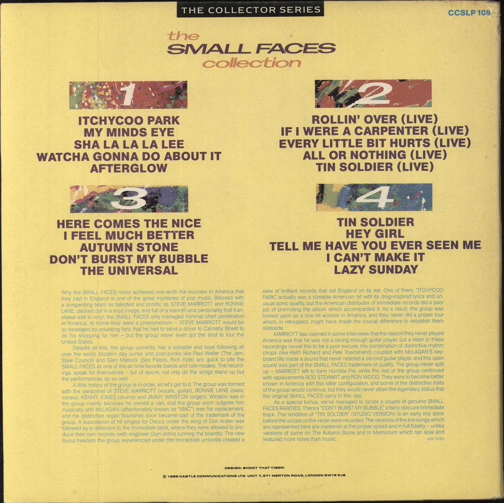 Small Faces The Small Faces Collection - EX UK 2-LP vinyl record set (Double LP Album)