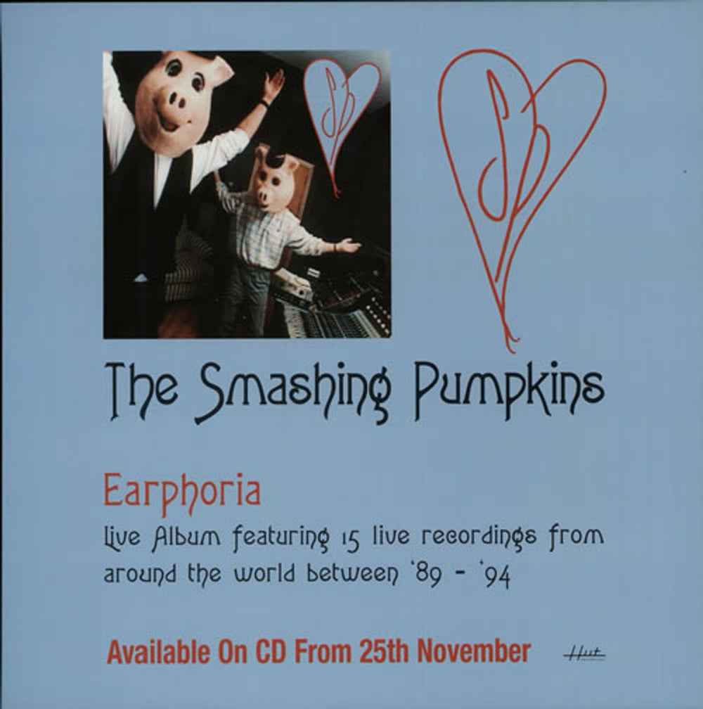 Smashing Pumpkins Earphoria UK Promo display PROMO DISPLAY