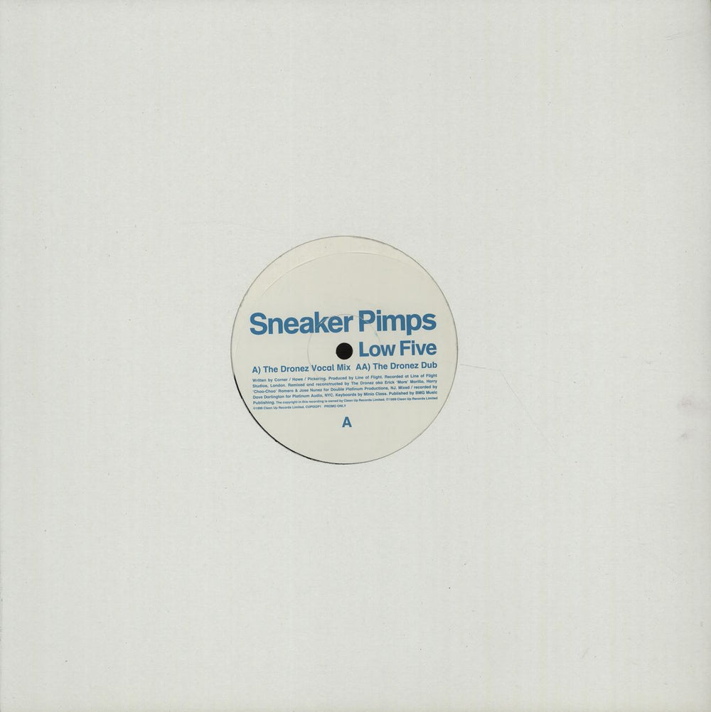 Sneaker Pimps Low Five (Remixes 1) UK Promo 12" vinyl single (12 inch record / Maxi-single) CUP052P1