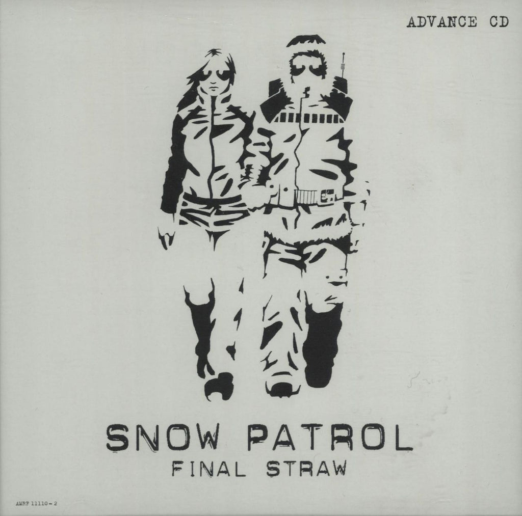 Snow Patrol Final Straw US Promo CD album