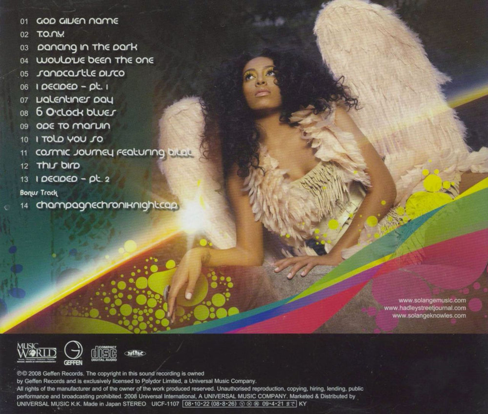 Solange Knowles Sol-Angel And The Hadley St. Dreams Japanese Promo CD album (CDLP)