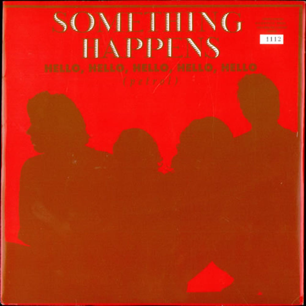 Something Happens Hello, Hello, Hello, Hello, Hello (Petrol) + Poster UK 10" vinyl single (10 inch record) VSA1246