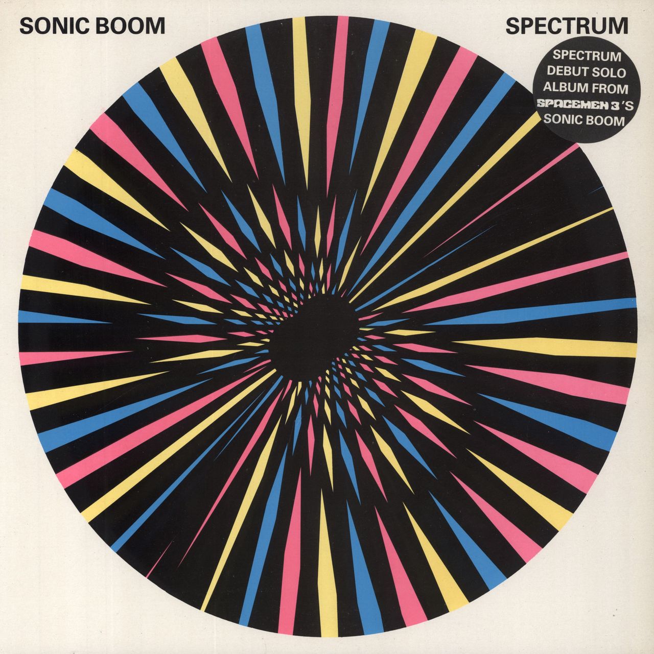 Sonic Boom Spectrum - Stickered Sleeve UK Vinyl LP