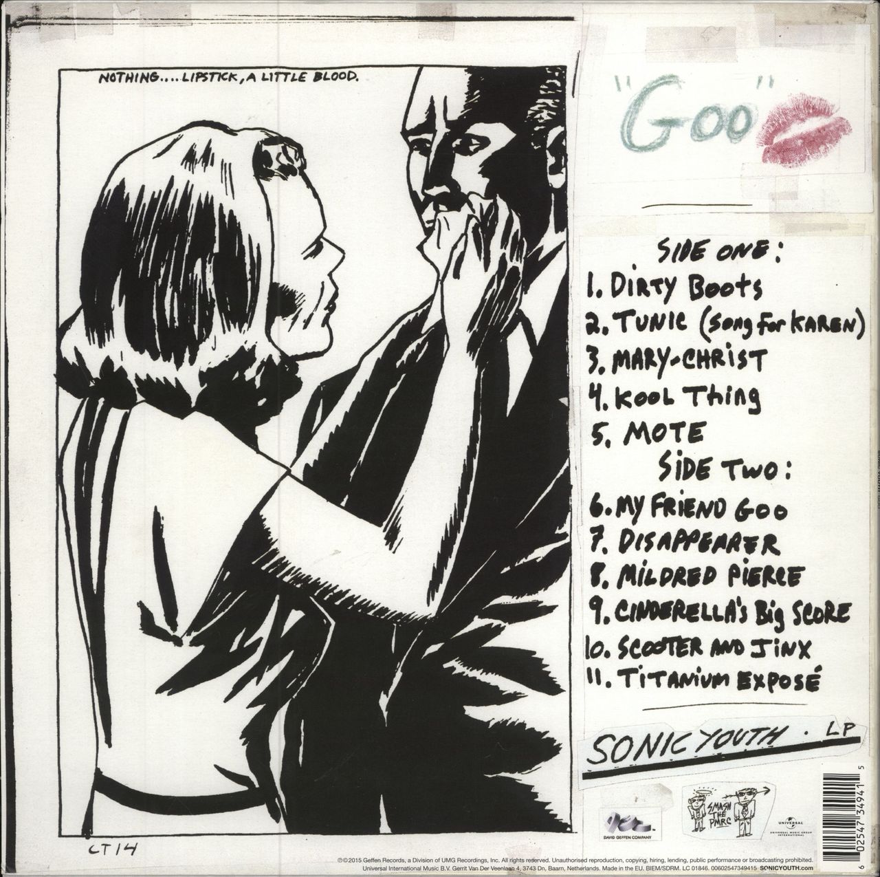 Sonic Youth Goo - 180gm UK vinyl LP album (LP record) 602547349415