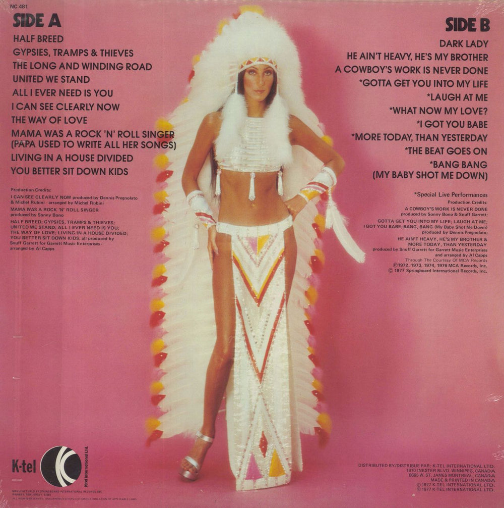 Sonny & Cher The Hits Of Sonny & Cher - Sealed Canadian vinyl LP album (LP record)