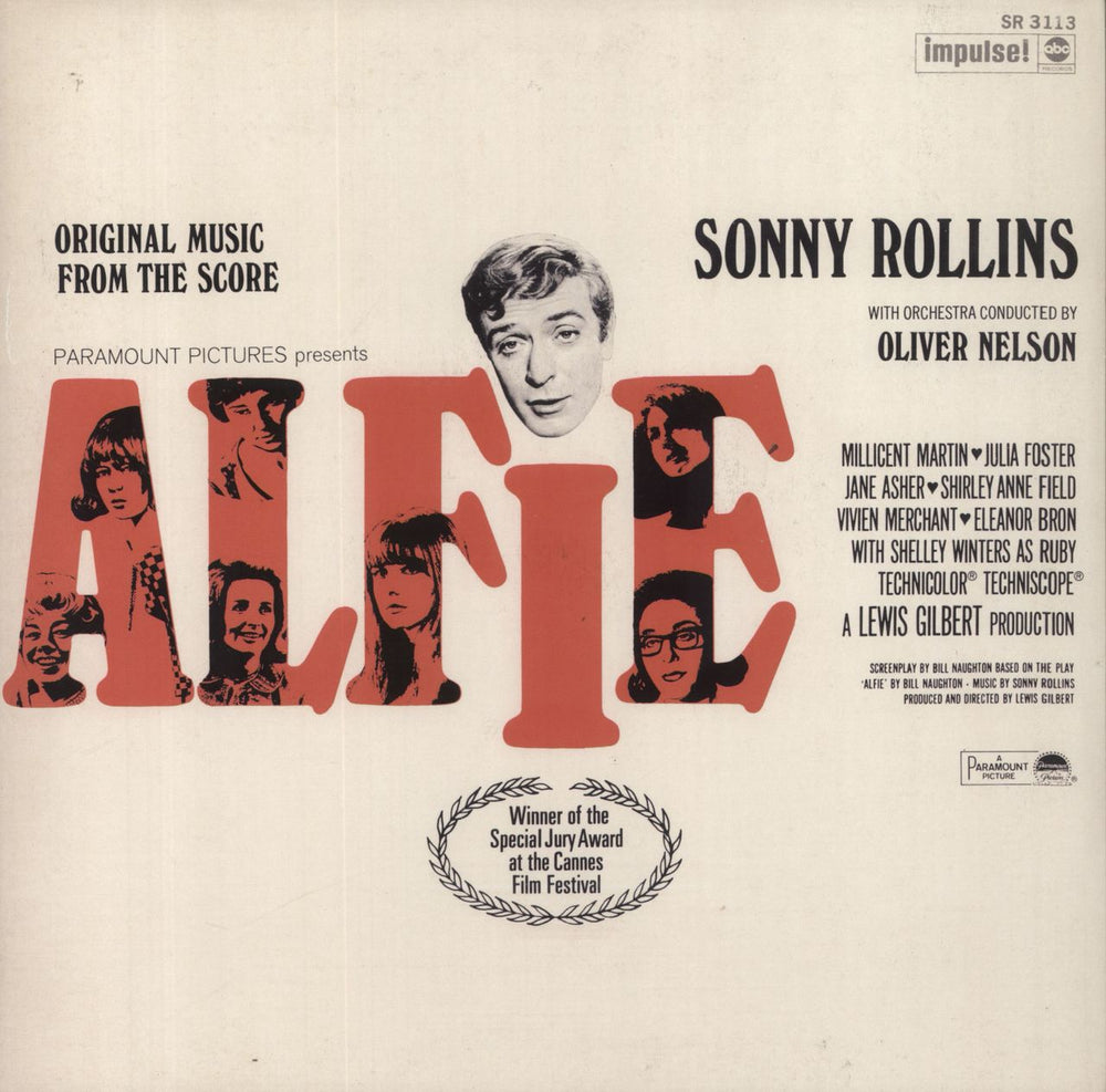 Sonny Rollins Alfie - 180gm Vinyl + Booklet UK vinyl LP album (LP record) SR3113