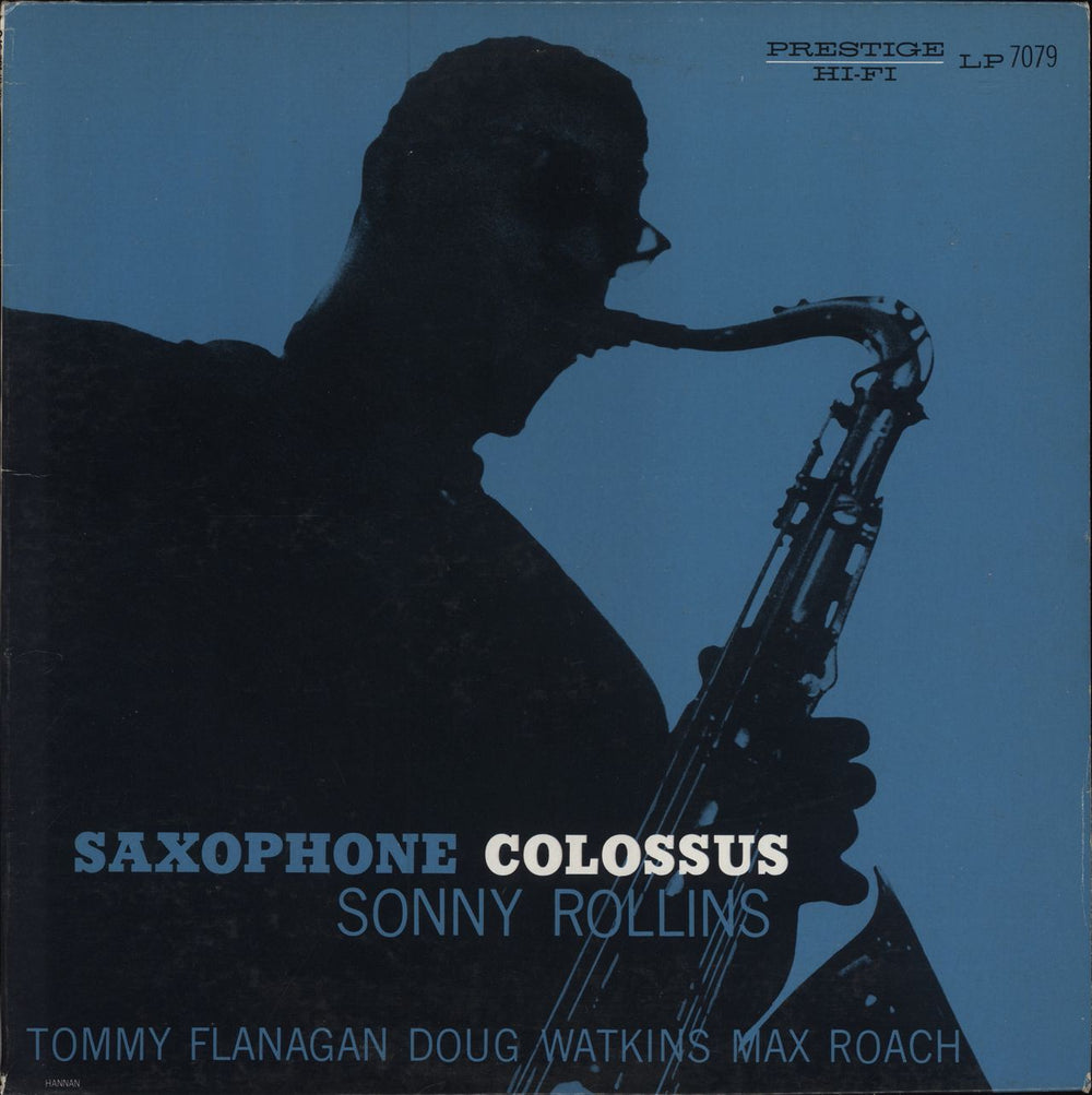 Sonny Rollins Saxophone Colossus US vinyl LP album (LP record) OJC-291