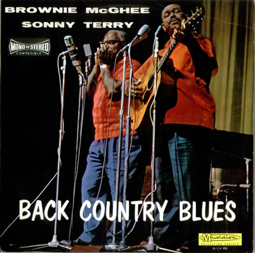 Sonny Terry & Brownie McGhee Back Country Blues French vinyl LP album (LP record) CV956