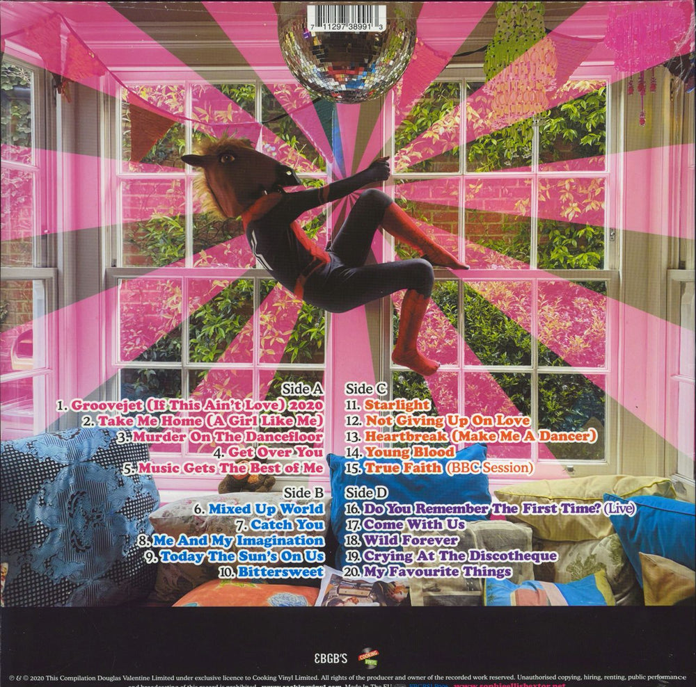 Sophie Ellis Bextor Songs From The Kitchen Disco - Blue vinyl UK 2-LP vinyl record set (Double LP Album) 711297389913