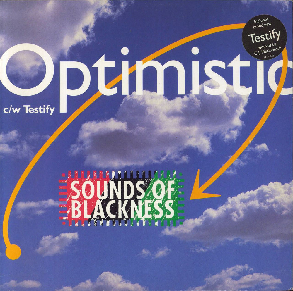 Sounds Of Blackness Optimistic UK 12" vinyl single (12 inch record / Maxi-single) PERT849