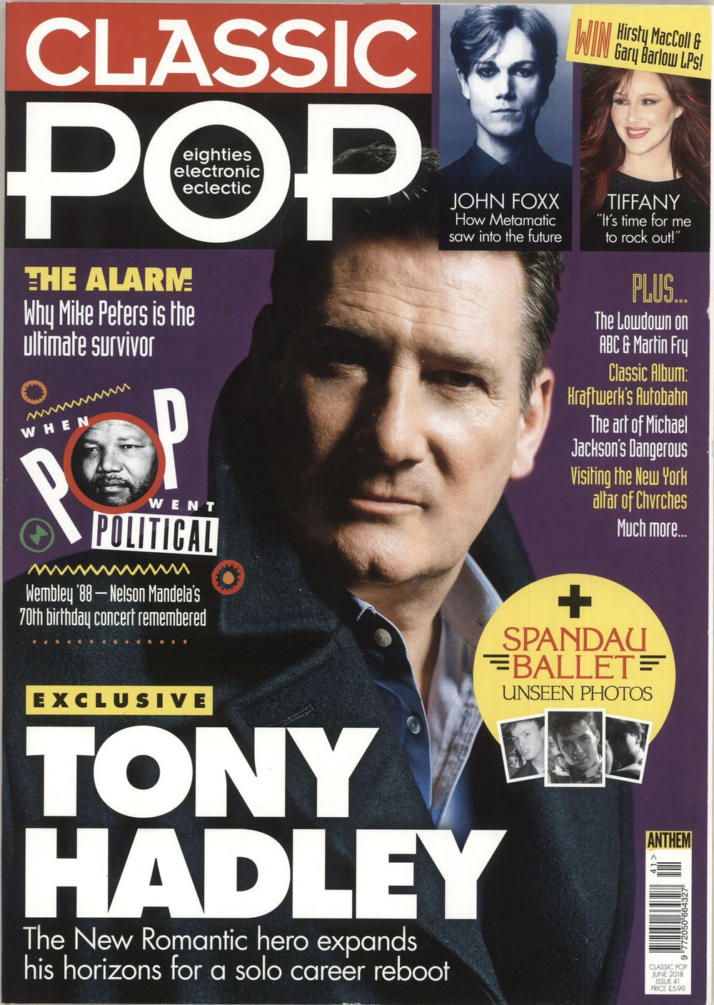 Spandau Ballet Classic Pop - June 2018 UK magazine JUNE 2018