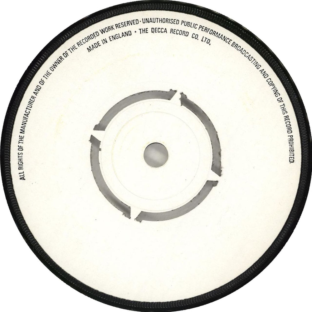 Spitballs Telstar / Boris The Spider - Test Press UK 7" vinyl single (7 inch record / 45) BZZ10