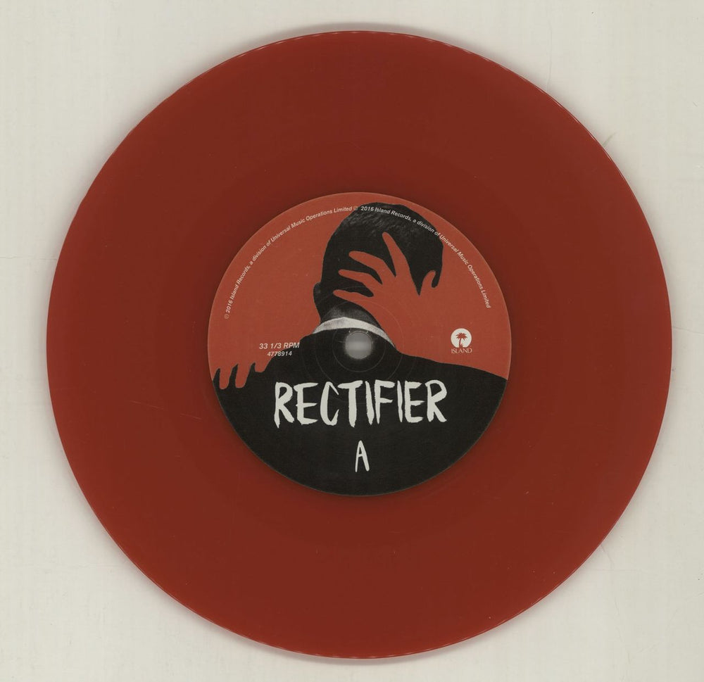 Spring King Rectifier - Red Vinyl + Autographed Sleeve UK 7" vinyl single (7 inch record / 45) X1707RE682547