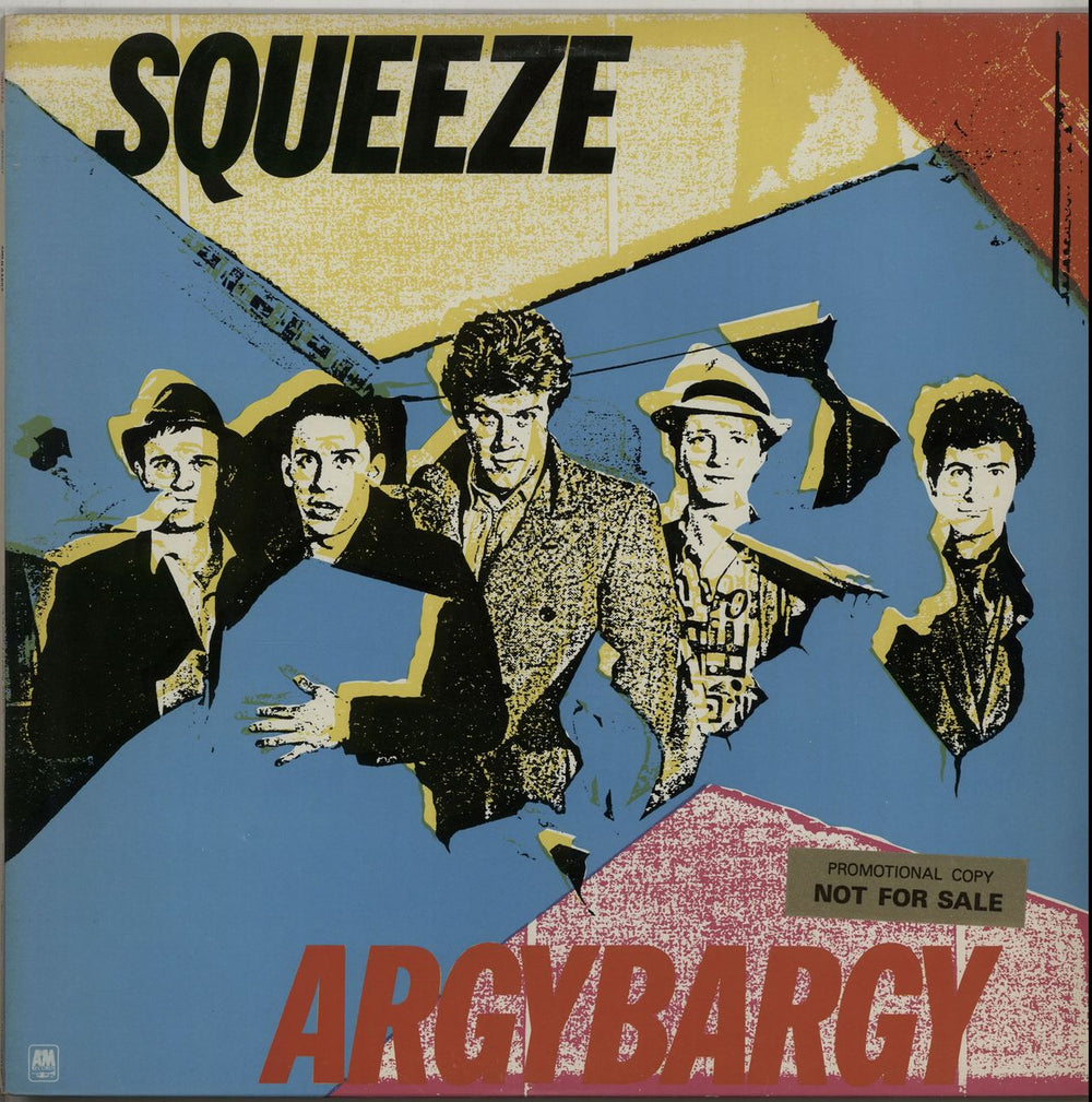 Squeeze Argybargy - Promo Stickered UK vinyl LP album (LP record) AMLH64802