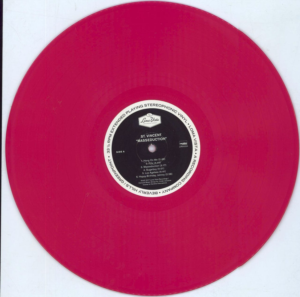 St. Vincent Masseduction - Pink US Vinyl LP — RareVinyl.com
