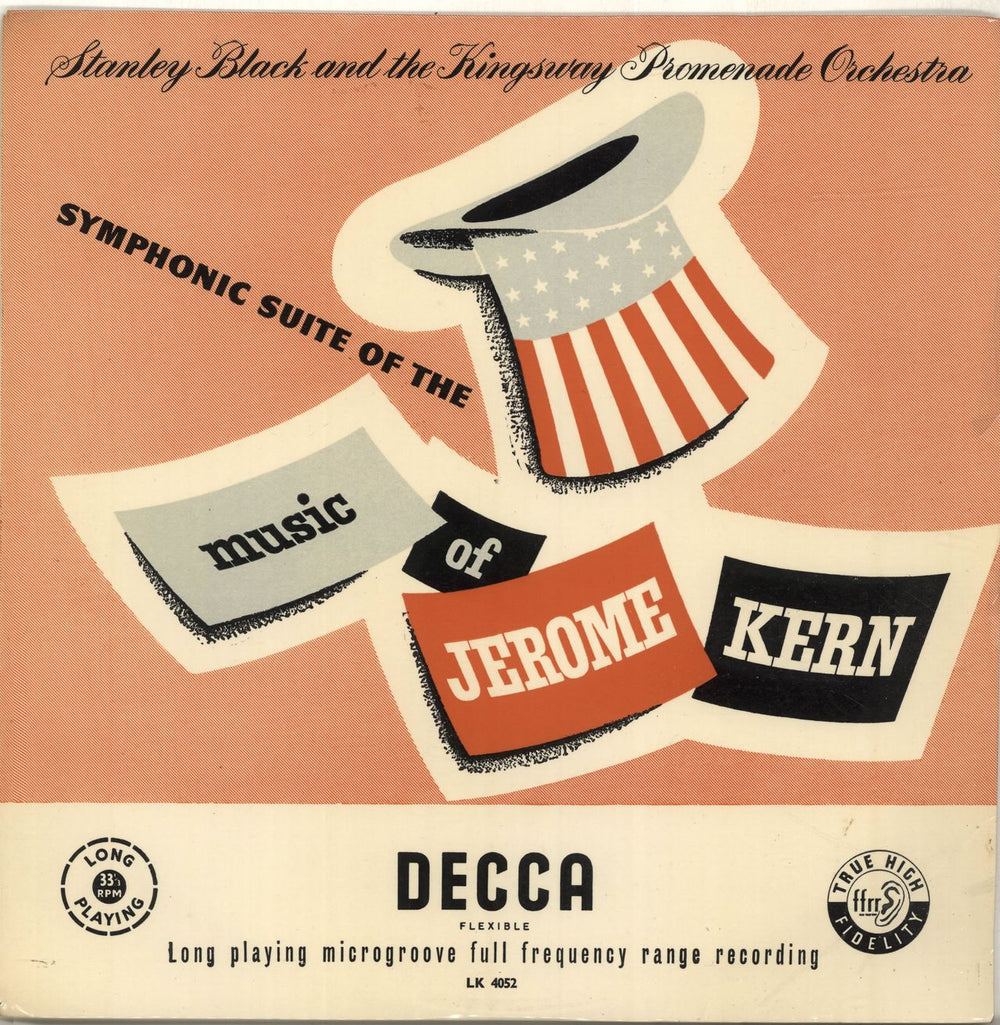 Stanley Black Symphonic Suite Of The Music Of Jerome Kern UK vinyl LP album (LP record) LK4052