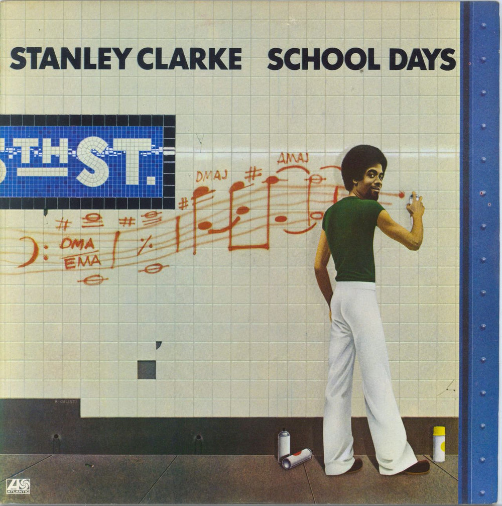 Stanley Clarke School Days Brazilian vinyl LP album (LP record) 50.004