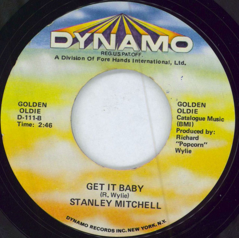 Stanley Mitchell Quit Twistin' My Arm US 7" vinyl single (7 inch record / 45)