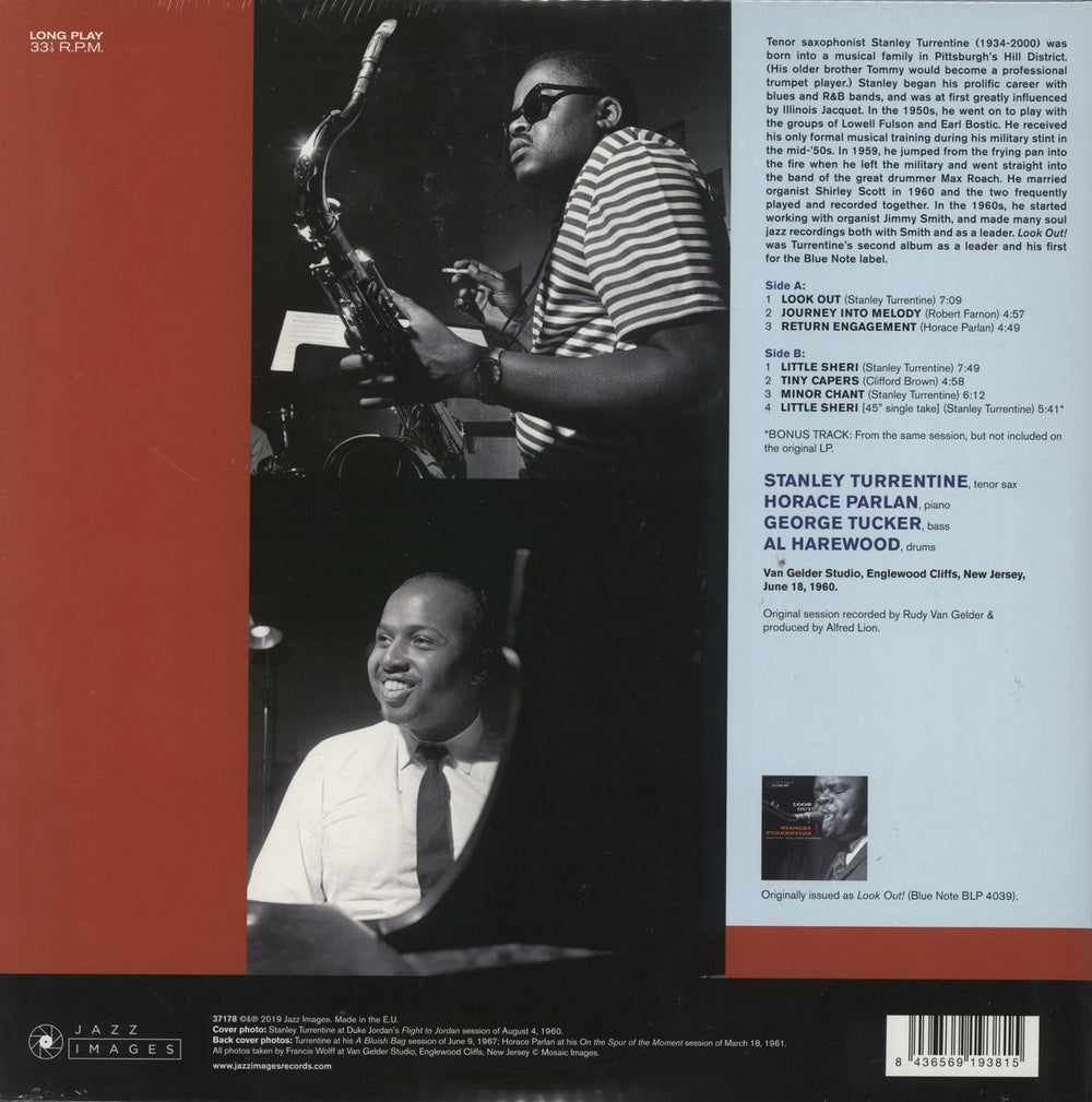 Stanley Turrentine Look Out! - 180gram - Sealed UK vinyl LP album (LP record) 8436569193815