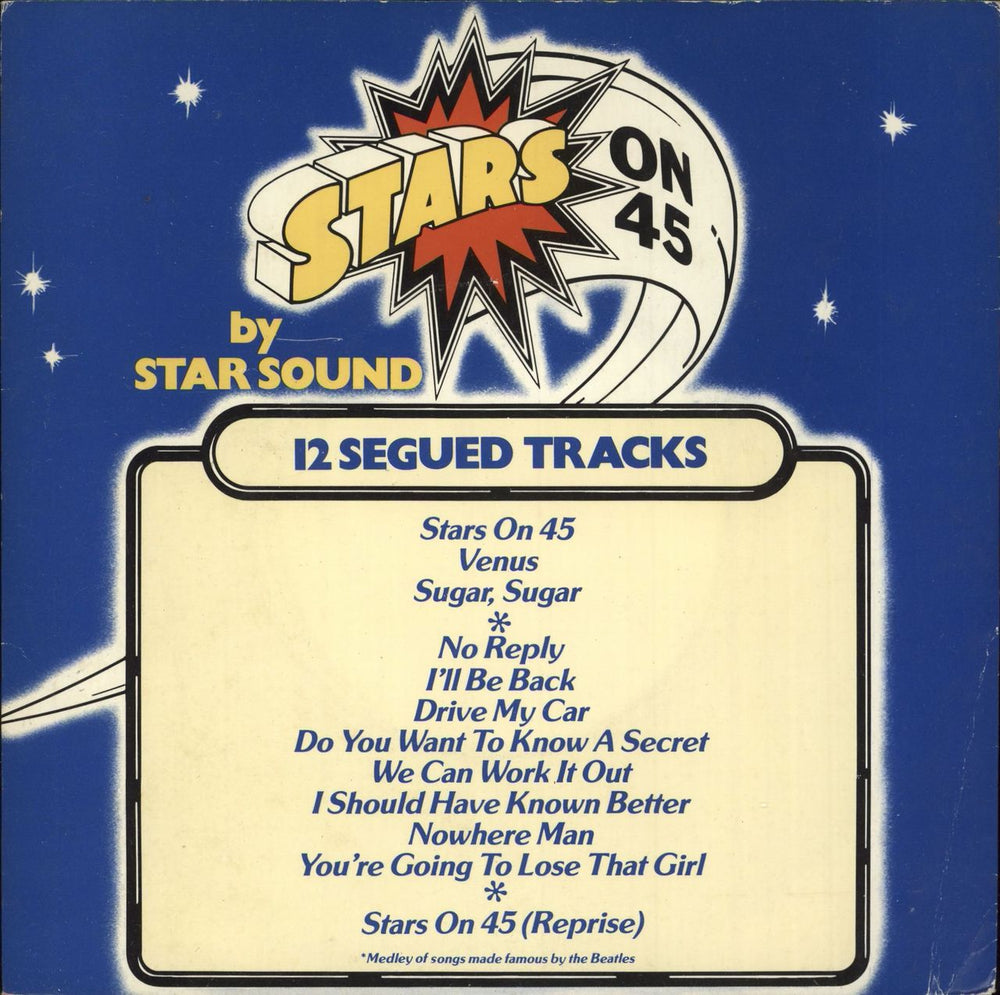 Star Sound Stars On 45 UK Promo 7" vinyl single (7 inch record / 45) CBSA1102