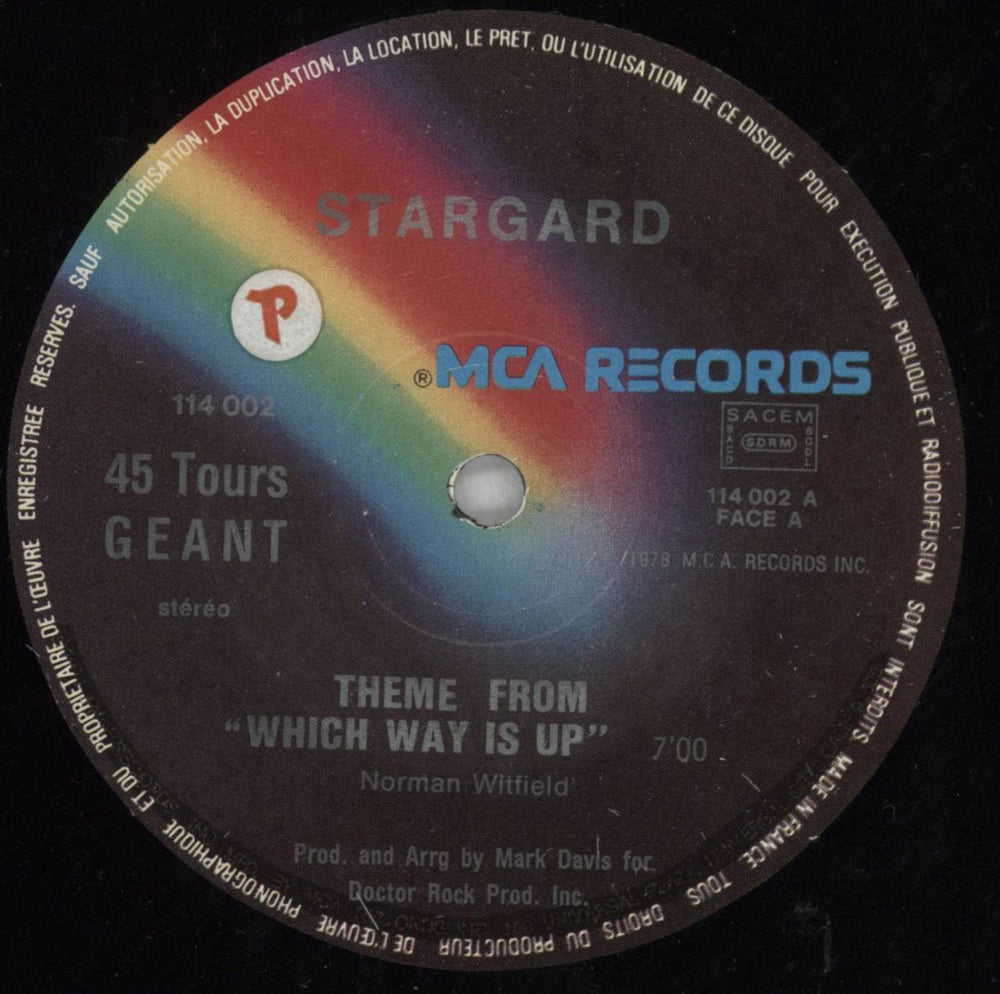 Stargard Theme From 'Which Way Is Up' French 12" vinyl single (12 inch record / Maxi-single) SH712TH819417