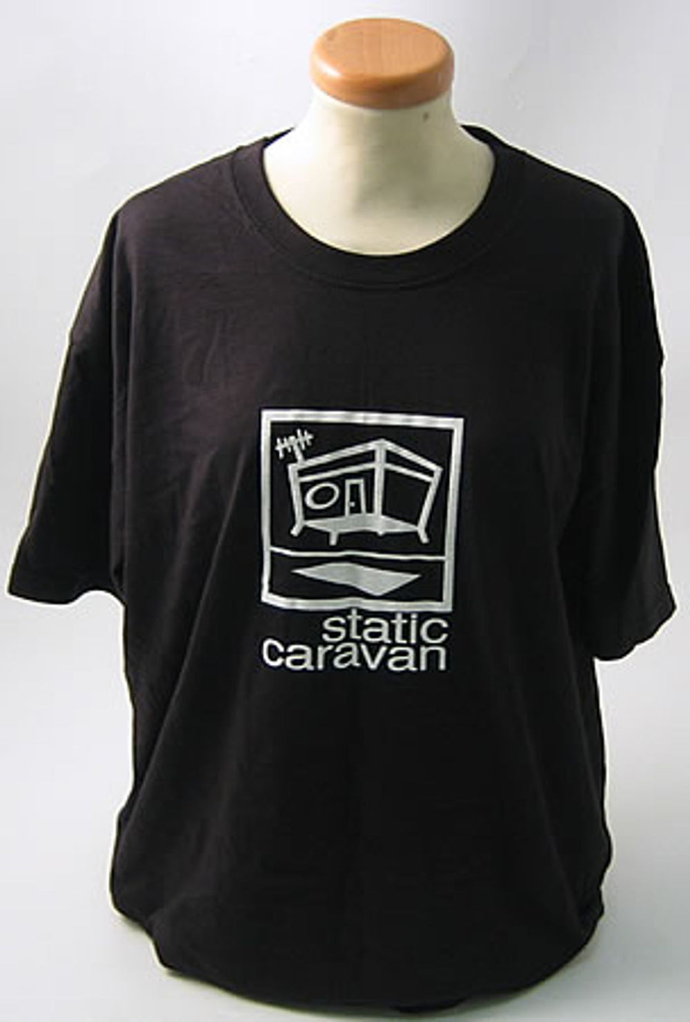 Static Caravan Static Caravan - Black T-Shirt UK t-shirt LARGE T-SHIRT - BLACK