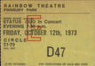 Status Quo British Tour Autumn '73 + Ticket Stub UK tour programme