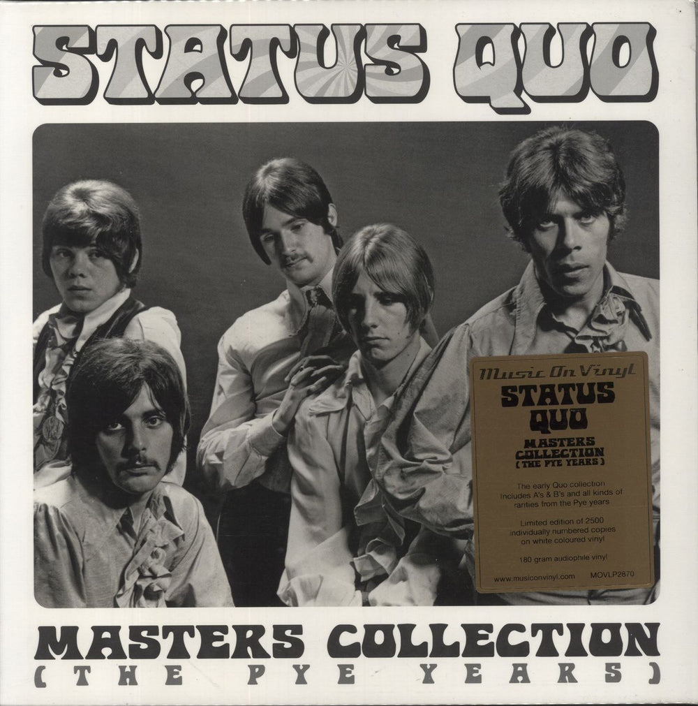 Status Quo Masters Collection [The Pye Years] - 180 Gram White Vinyl UK 2-LP vinyl record set (Double LP Album) MOVLP2870