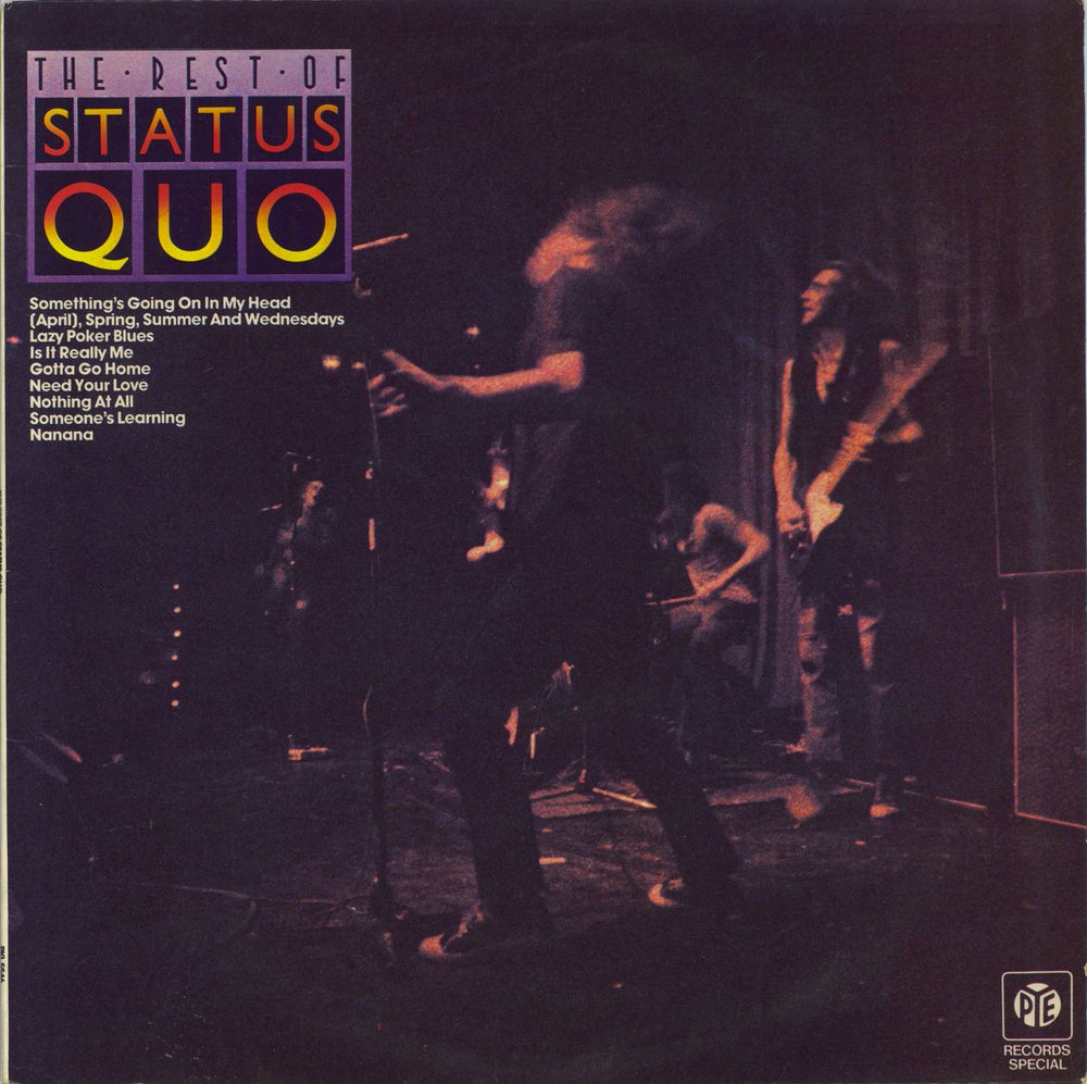 Status Quo The Rest Of Status Quo UK vinyl LP album (LP record) PKL5546