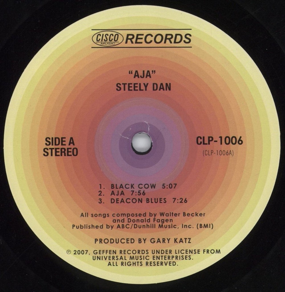 Steely Dan Aja - 180gm Vinyl + Numbered US Vinyl LP — RareVinyl.com