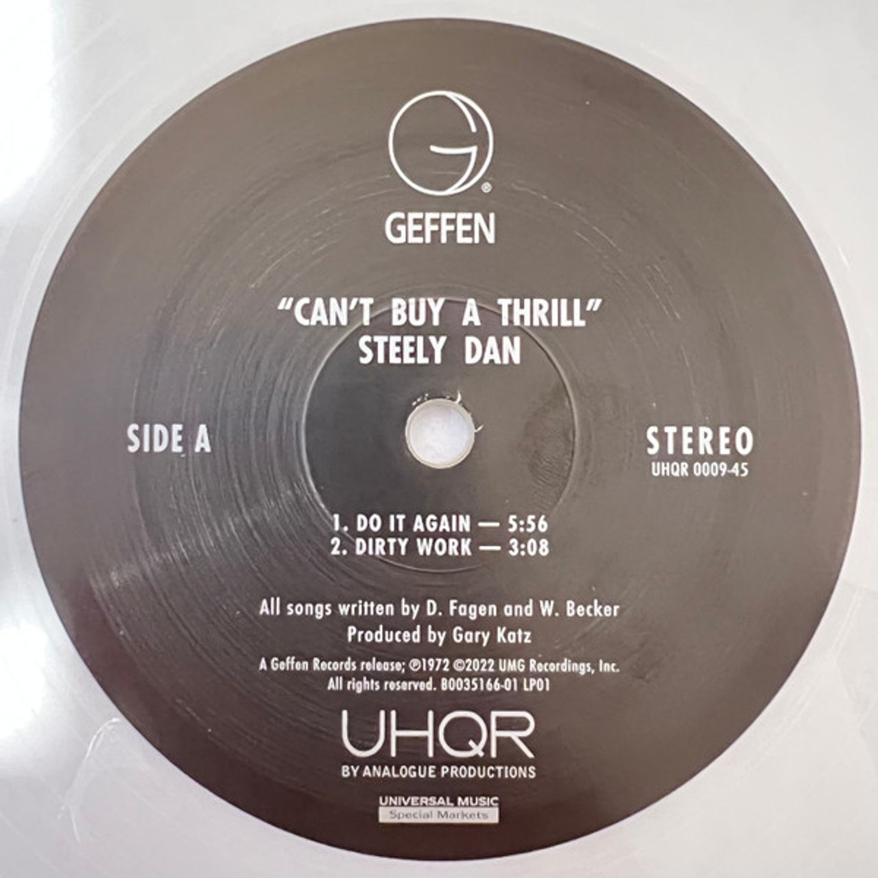 Steely Dan Can't Buy A Thrill - UHQR Clarity Vinyl 45RPM - Sealed US 2-LP  vinyl set