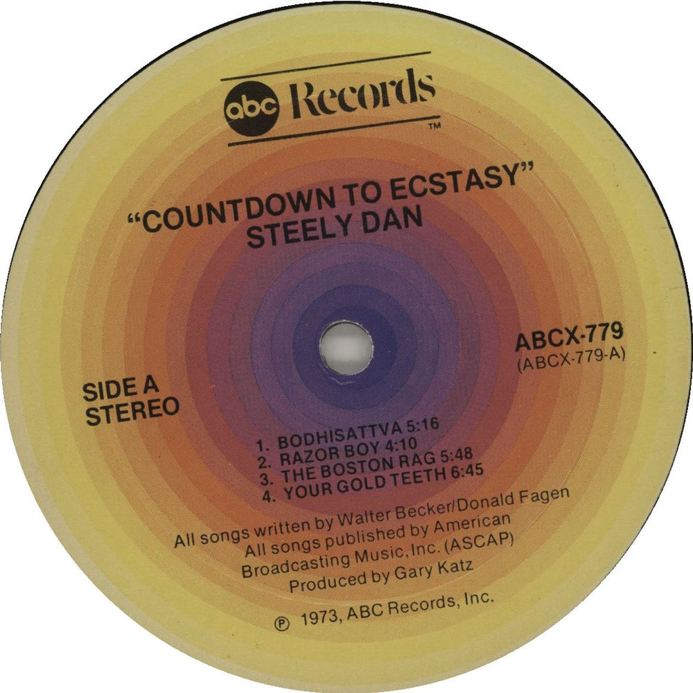 Steely Dan Countdown To Ecstasy - 2nd US vinyl LP album (LP record) S-DLPCO686092