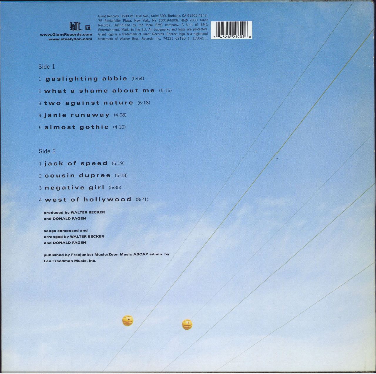 Steely Dan Two Against Nature UK Vinyl LP — RareVinyl.com