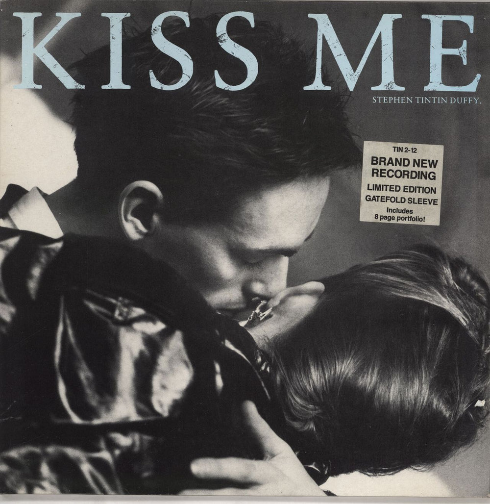 Stephen Tintin Duffy Kiss Me - Gatefold Booklet UK 12" vinyl single (12 inch record / Maxi-single) TIN2-12