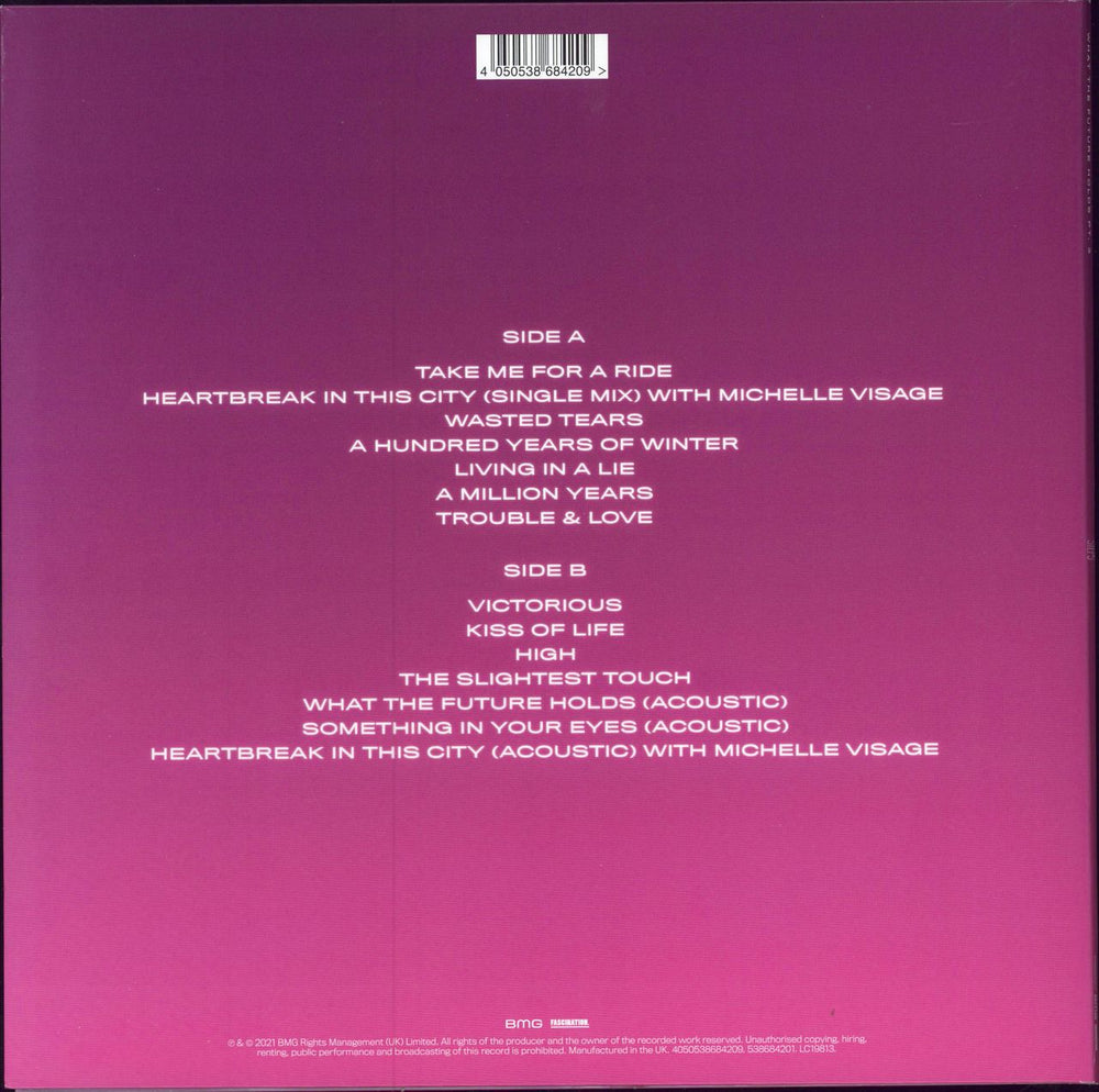 Steps What The Future Holds Pt. 2 - Pink & Clear Vinyl + Autographed Sleeve UK vinyl LP album (LP record) 4050538684209