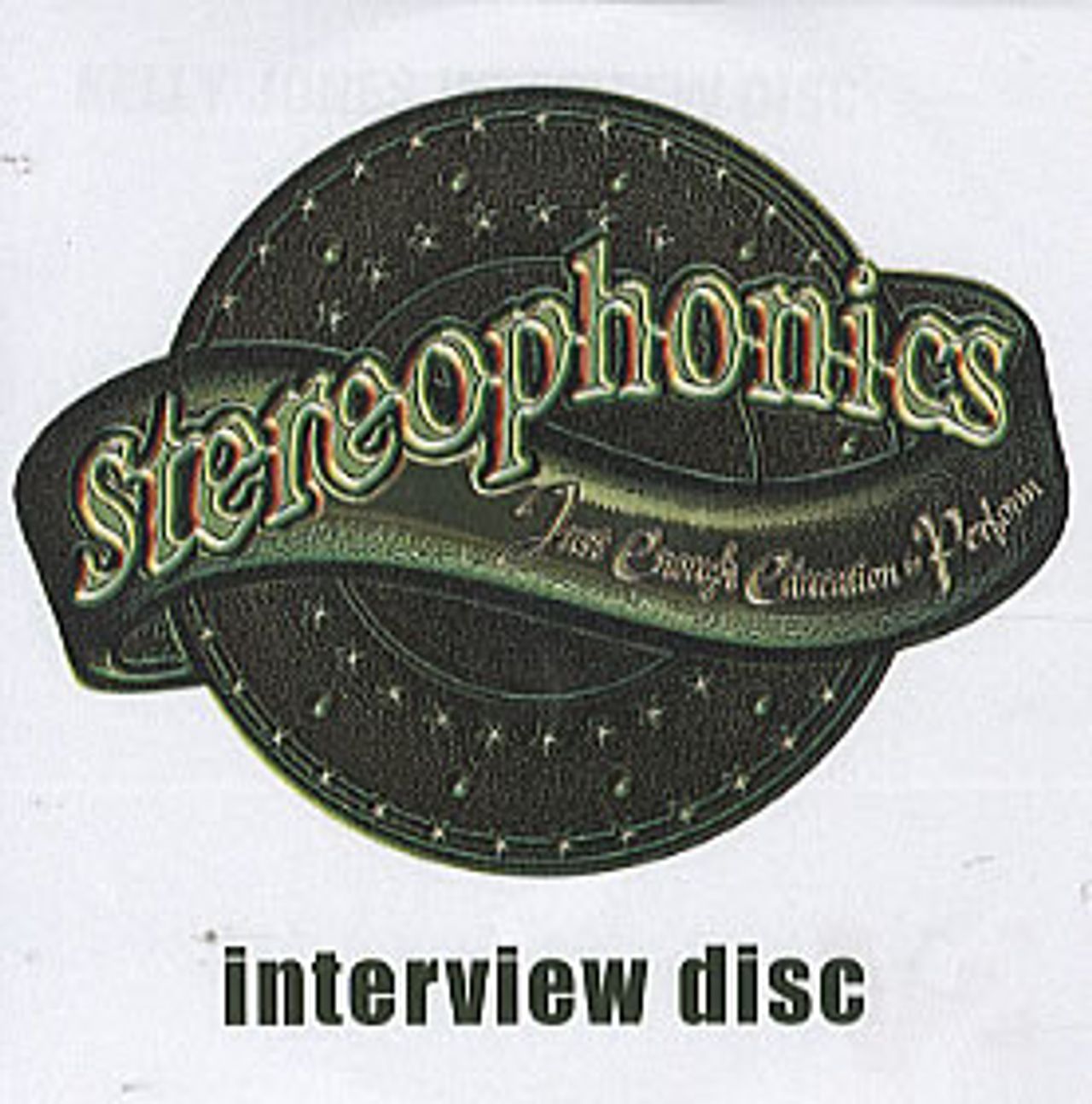 Stereophonics Interview Disc UK Promo CD-R acetate CD-R