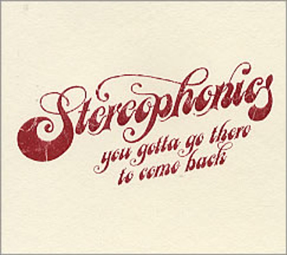 Stereophonics You Gotta Go There To Come Back UK CD album (CDLP) VVR1021900