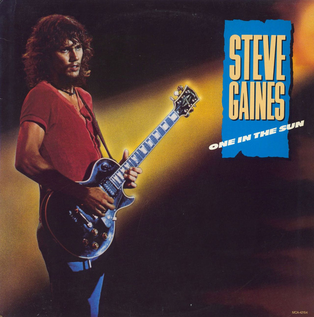 Steve Gaines One In The Sun UK vinyl LP album (LP record) MCA-42154