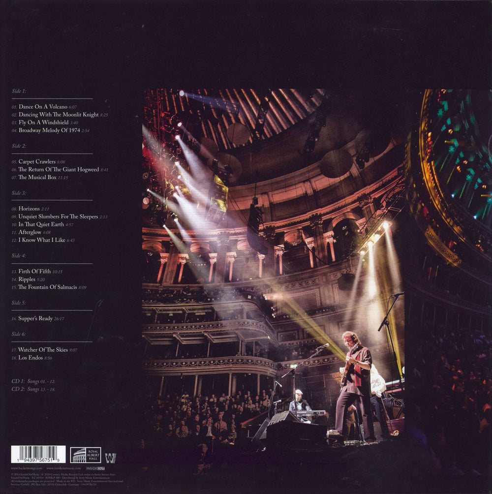 Steve Hackett Genesis Revisited: Live At The Royal Albert Hall UK 3-LP vinyl record set (Triple LP Album) 194397567519