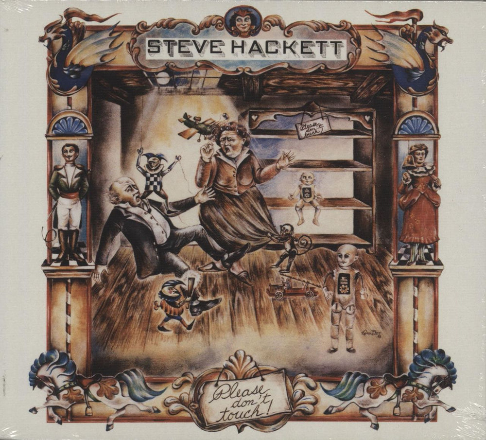 Steve Hackett Please Don't Touch! UK 3-disc CD/DVD Set 477686-2