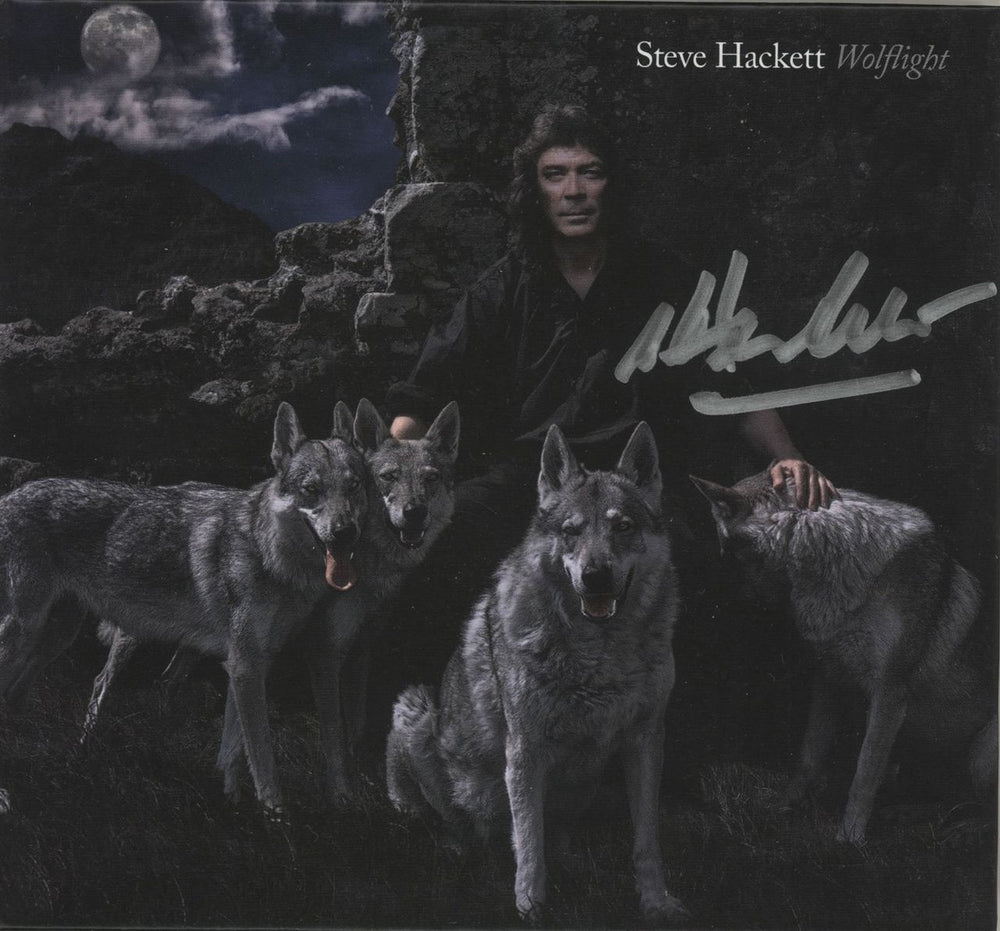 Steve Hackett Wolflight - Autographed UK 2-disc CD/DVD set IOMSECD417