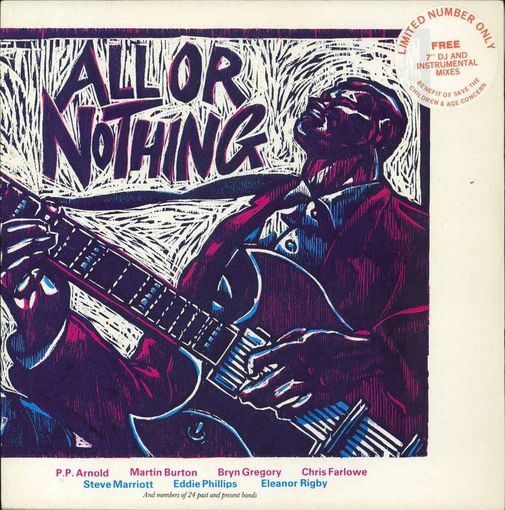 Steve Marriott All Or Nothing + 7" UK 12" vinyl single (12 inch record / Maxi-single) THE-1