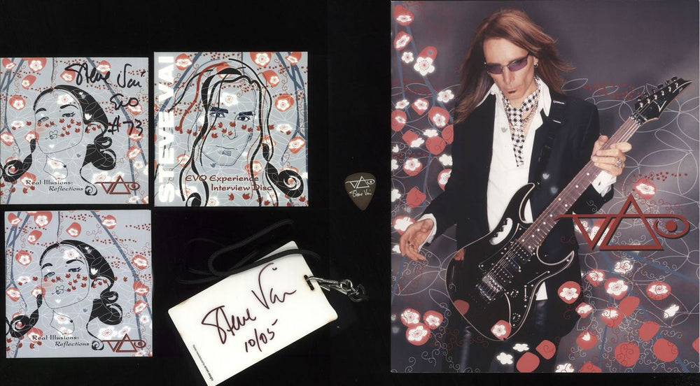 Steve Vai Evo Premium Experience tour bundle 2005 - Autographed UK memorabilia MEMORABILIA