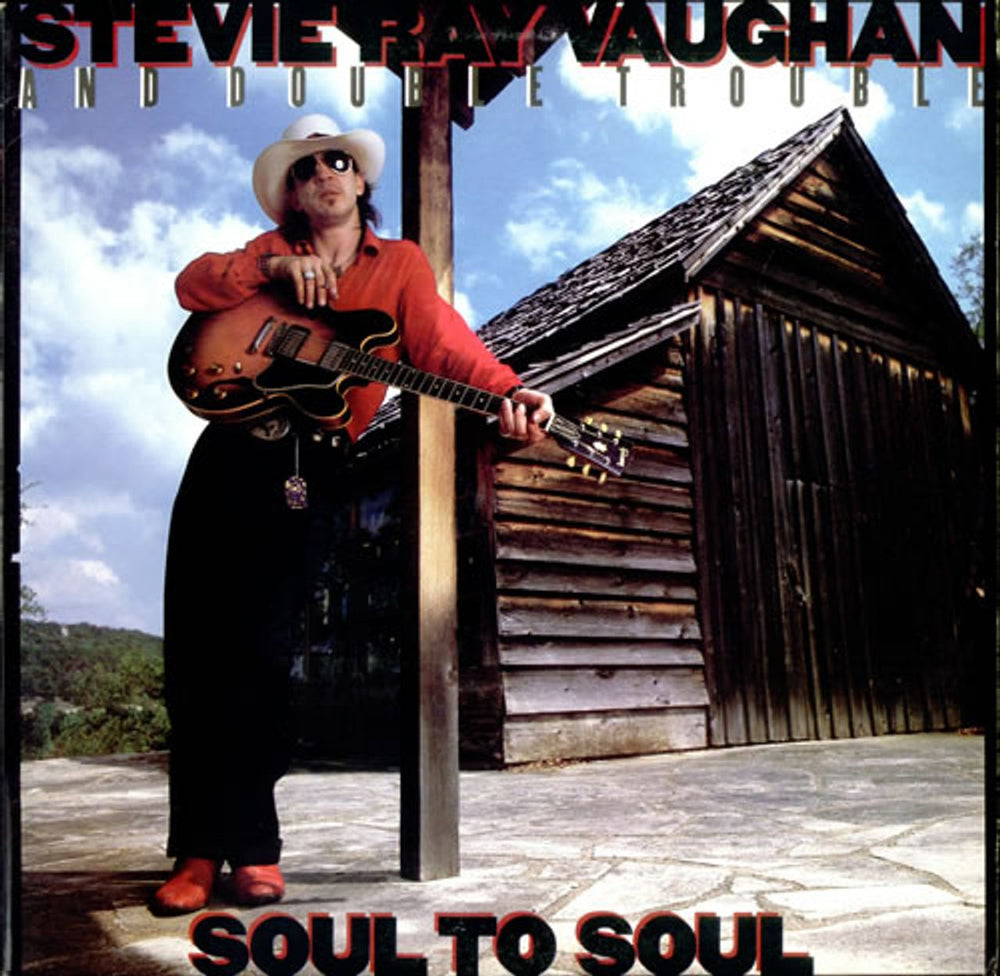 Stevie Ray Vaughan Soul To Soul - EX US vinyl LP album (LP record) FE40036