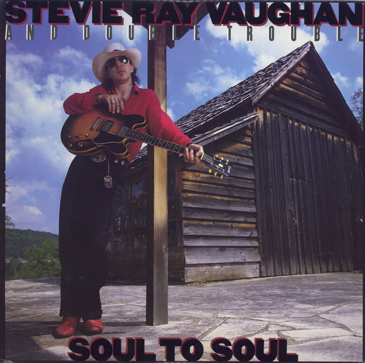 Stevie Ray Vaughan Soul To Soul US vinyl LP album (LP record) FE40036