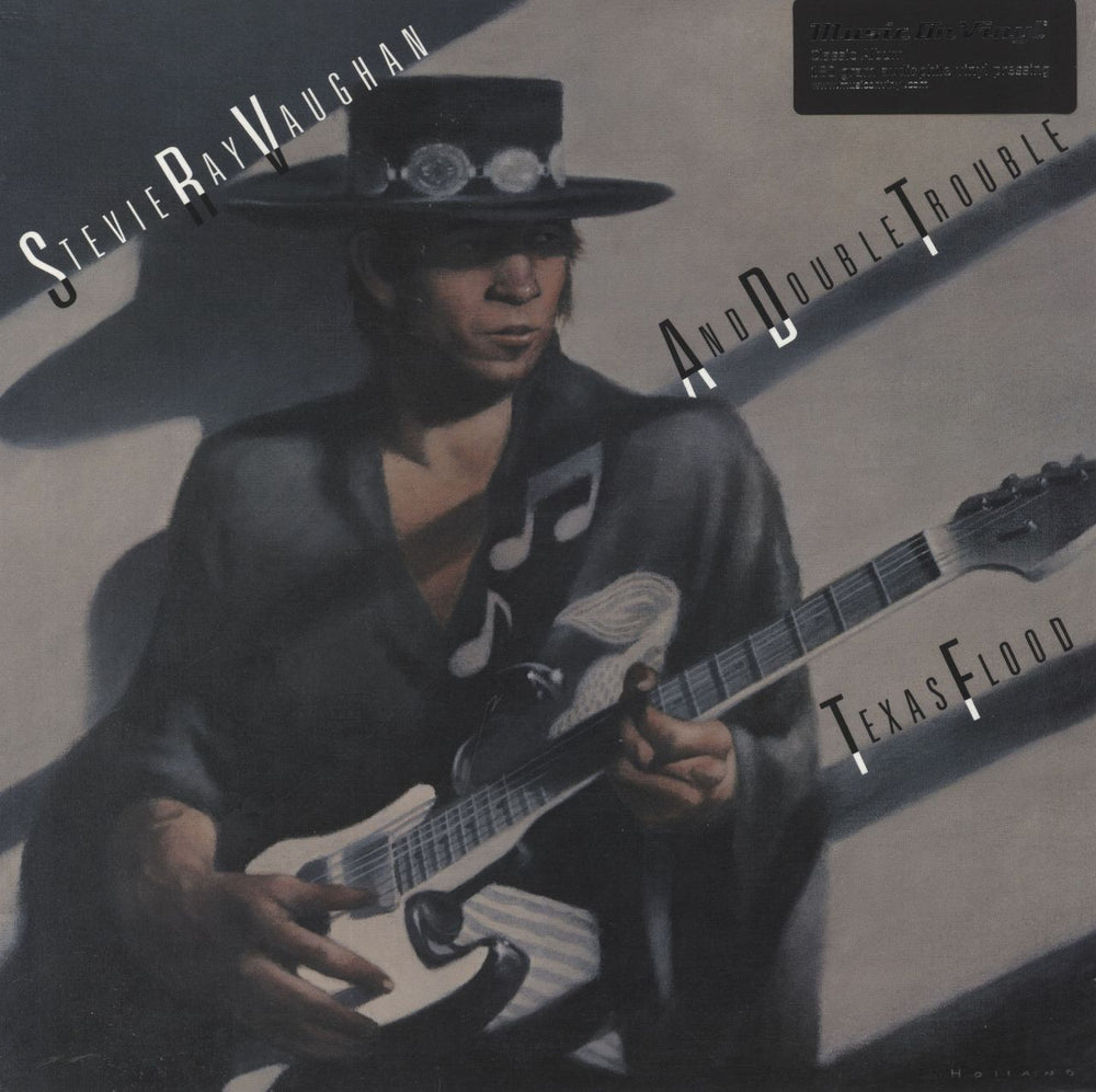 Stevie Ray Vaughan Texas Flood - 180gm Vinyl + Stickered Bag UK vinyl LP album (LP record) MOVLP583